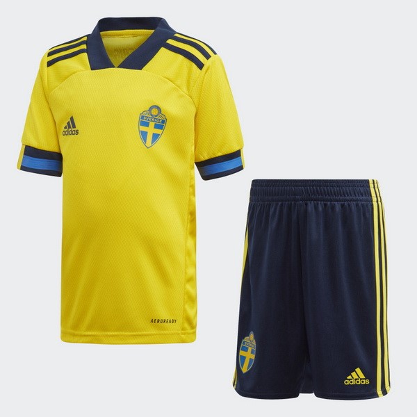 Camiseta Suecia 1ª Niños 2020 Amarillo
